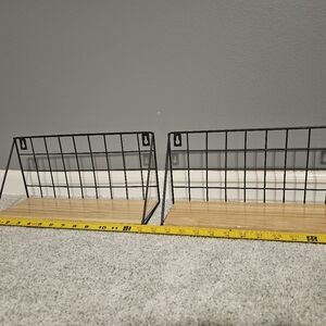 Set of two floating shelves